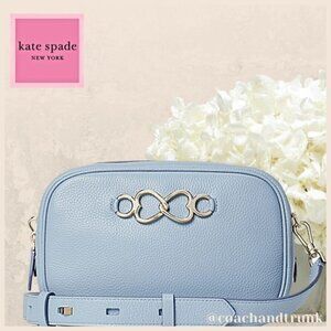 NWT kate spade Infinity Medium Camera Style Bag In Horizon Blue